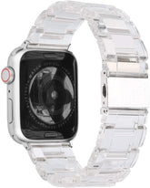 Clear Resin Watch Strap For Apple iWatch-Clear