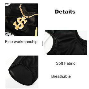 Pet Shirts Chain Printed Thin Soft Vest Puppy for Small Dogs Cat