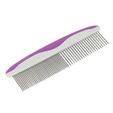 Pet Stainless Steel Teeth Easily Remove Dirt Combs with Non-Slip Comfortable Handle