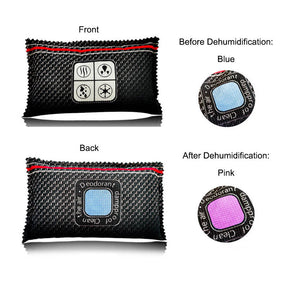 Pack of 2 Automobile Dehumidification Bags Reusable Used in Cars Trucks-Stripe