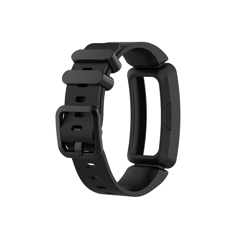 Silicone Watch Band For Fitbit Inspire/Inspire HR/ACE 2-Black
