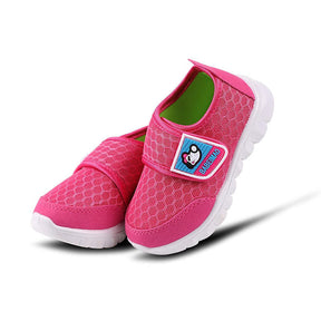 Baby Sneaker Shoes Breathable Mesh Athletic Casual Shoes For Boys Girls-Pink