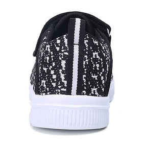 Kids Lightweight Breathable Running Sneakers Sport Casual Shoes for Boys Girls-Black