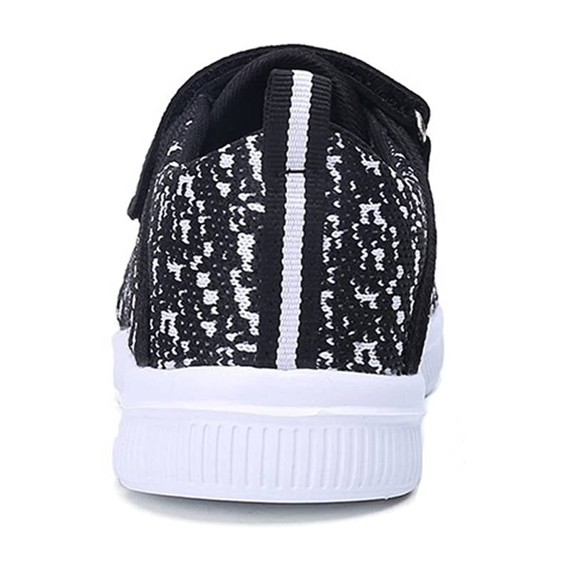 Kids Lightweight Breathable Running Sneakers Sport Casual Shoes for Boys Girls-Black