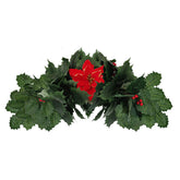 Christmas Swag with Red Berries for Mailbox Door Window Decoration-B