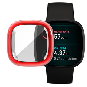 Soft TPU Watch Case For Fitbit Versa3/Sense-Red