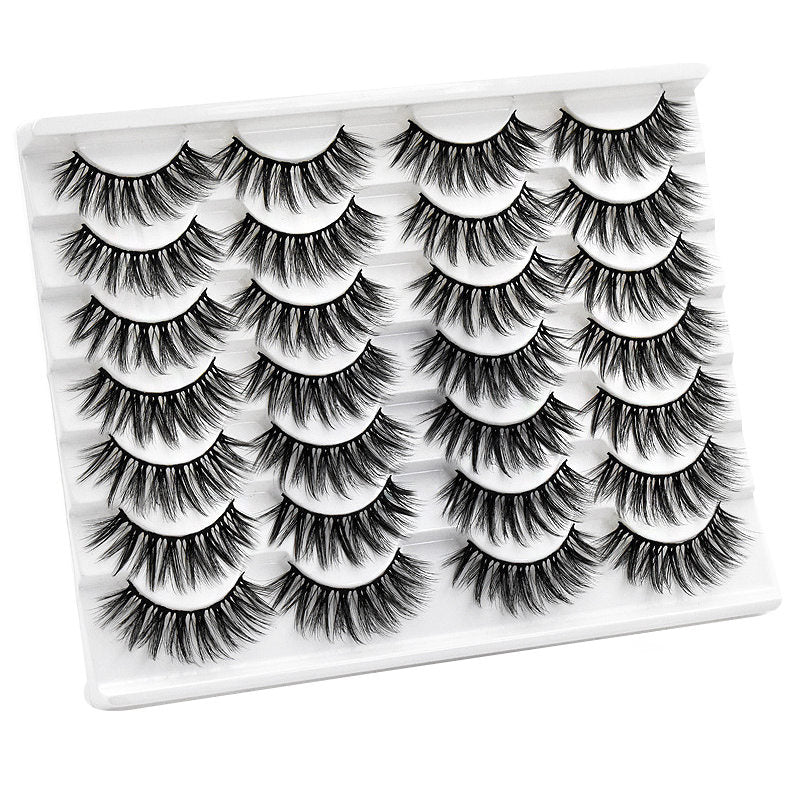 3D Multi-Layer False Eyelashes 14 Pairs Fluffy Cat Eye Lashes-E03