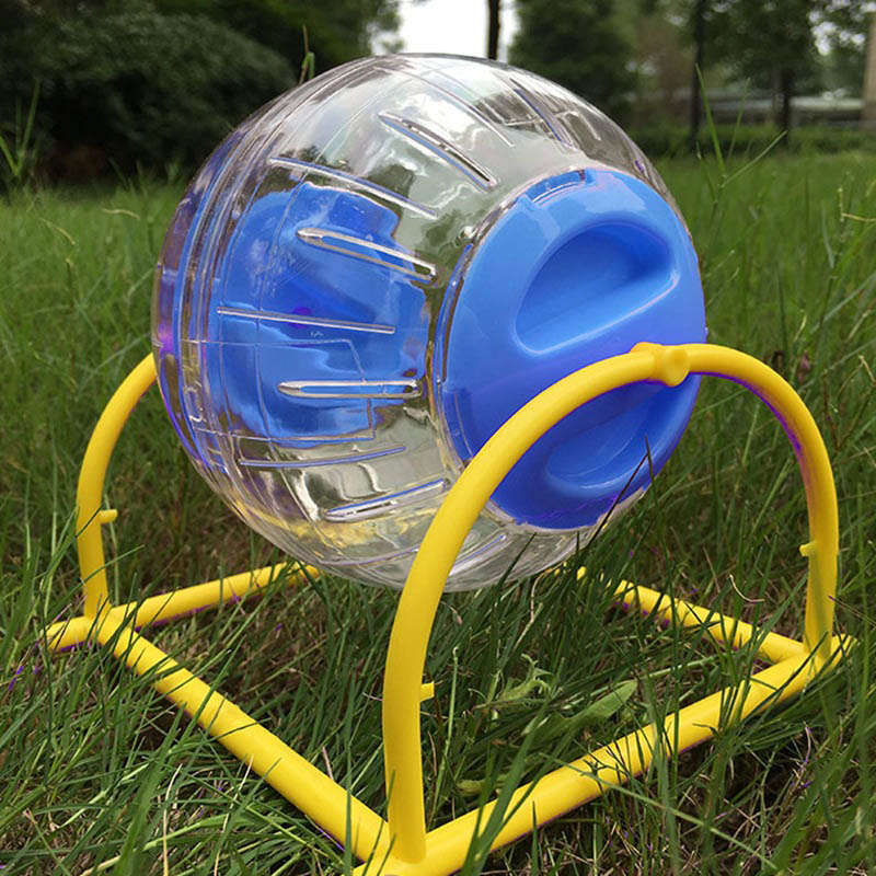 Cute Hamster Running Ball Silent Exercise Wheel-Blue