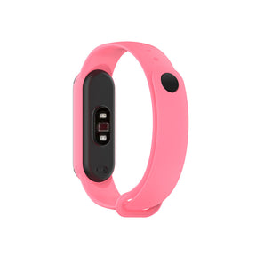 Xiaomi Band 5 Watch Bands Silicone Quick Release Strap Waterproof Replacement Wristband For Women-Rose Pink