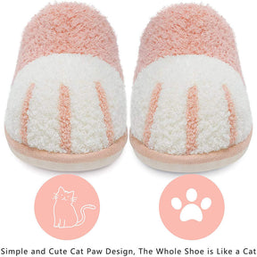 Memory Foam Unisex Slippers Comfortable Cute Animal Soft Shoes-Pink