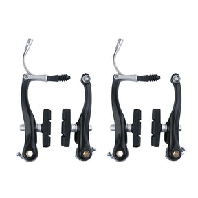 2 Pack Mountain Bike V-Brake Set Replacement Fit for Most Bicycle-Black