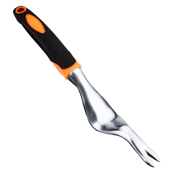 Home & LivingHand Weeder Tool Garden Weeding Tools with Ergonomic Handle Easy for Weed Removel Manual Weed Puller Bend for Garden Lawn Yard -Orange