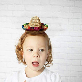 3Pcs 16cm Coco Theme Party Hats with Ball Fringe Decoration for Carnivals Festivals Dia De Muertos Wedding Birthdays