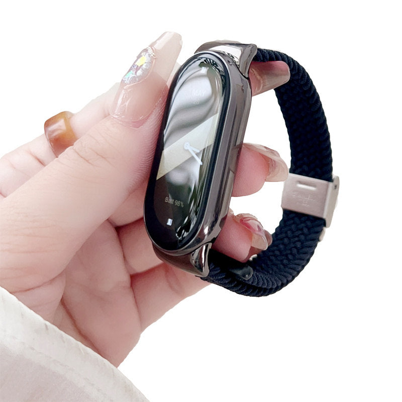 Sports Strap with Adjustable Buckle Solo Loop Elastic Watchband for Mi8-2