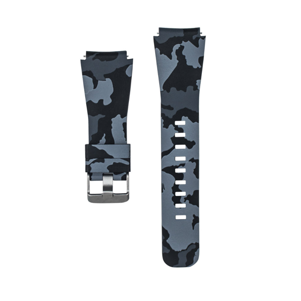 Silicone Printed Pattern Bands Square Buckle For Samsung S3/Galaxy Watch 46mm(Printed7)