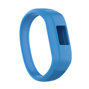 Soft Silicone Replacement Watchband for Garmin Vivofit JR Band for Kids Women Men-Sky Blue
