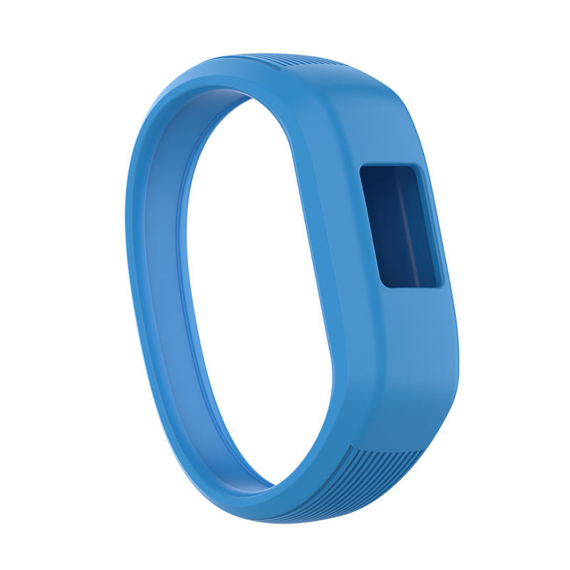 Soft Silicone Replacement Watchband for Garmin Vivofit JR Band for Kids Women Men-Sky Blue