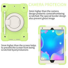 iPad Case For iPad 10.2 with 360¡ãSwivel Stand-Matcha Green