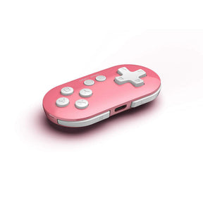 Bluetooth Gamepad Keychain Sized Mini Controller for Switch Windows-Pink