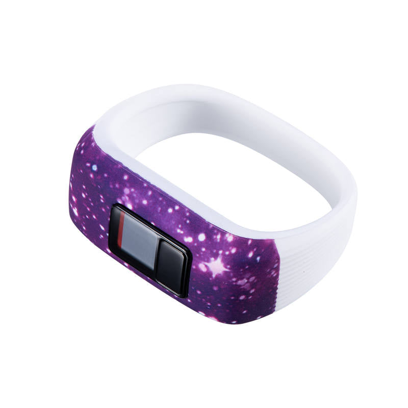 Soft Silicone Replacement Watchband for Garmin Vivofit Vivofit 3/Vivofit JR/JR 2 Band for Kids Women Men-Color4