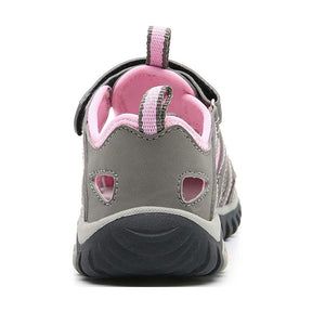 Boys Girls Sport Water Sandals Closed-Toe Outdoor Non-slip Flat-Pink