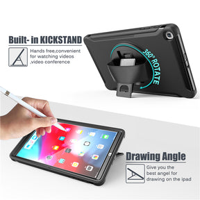 Spider Man 3-Layer Heavy Duty Tablet Case For Samsung Tab A 10.1 inch 2019 T510/T515-Black