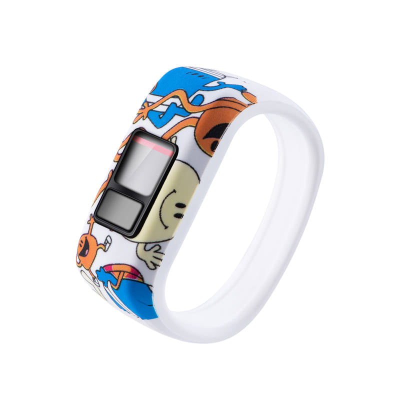 Soft Silicone Replacement Watchband for Garmin Vivofit Vivofit 3/Vivofit JR/JR 2 Band for Kids Women Men-Color9