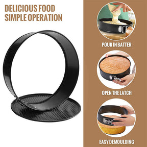 10 Inch Round Cake Pan Removable Bottom Bakeware