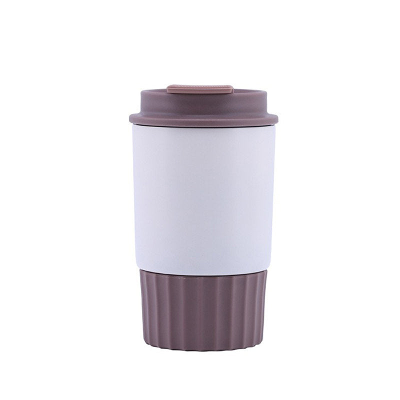 12oz Travel Mug with Leakproof Lid Ideal for Hot/Ice Coffee-White