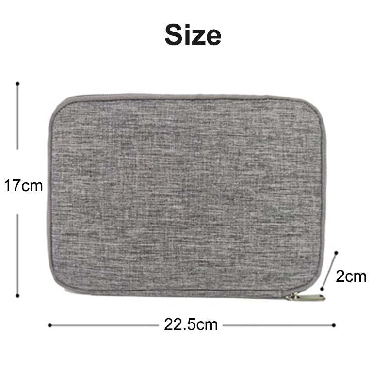 Watch Bands Storage Bag 10-15 Watch Strap Organizer Waterproof Travel Wirstband Pouch for iWatch Bands and Accessories-Grey