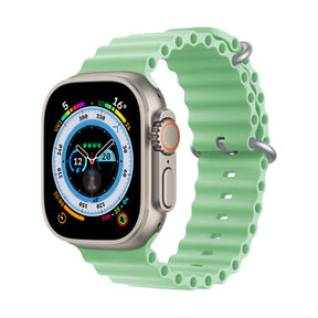 Sport Ocean Bands Compatible with Apple Watch 8 Ultra-Pistachio