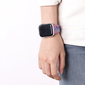 Rainbow Nike Watch Strap For Apple iWatch Series-Purple