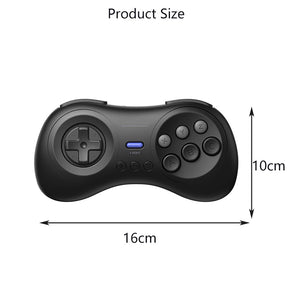 Bluetooth Gamepad with Sega Genesis & Mega Drive Style for Switch PC macOS and Android