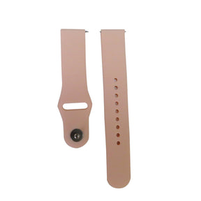 FKGJ 20MM Silicone Watch Bands Quick Release Strap Replacement Wristband For Samsung For Women-Flesh Green