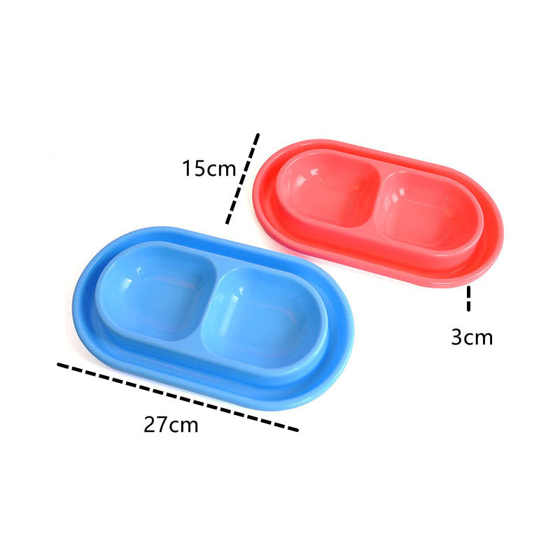 2 Pack Ant-proof Pet Food Bowl for Small to Medium-Sized Dogs and Cats