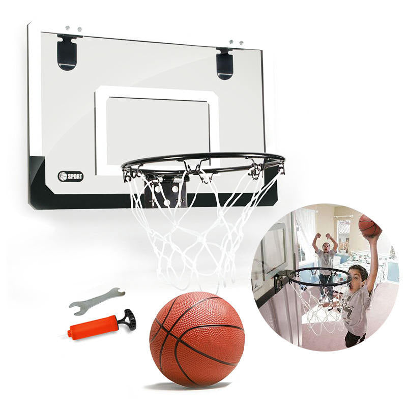 Indoor Mini Basketball Hoop Set Toy Gifts for Kids Boys Teens