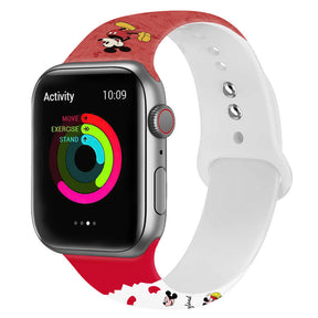 Soft Silicone Cartoon Mickey Mouse Bands for Apple Watch Series SE/6/5/4/3/2/1-C22