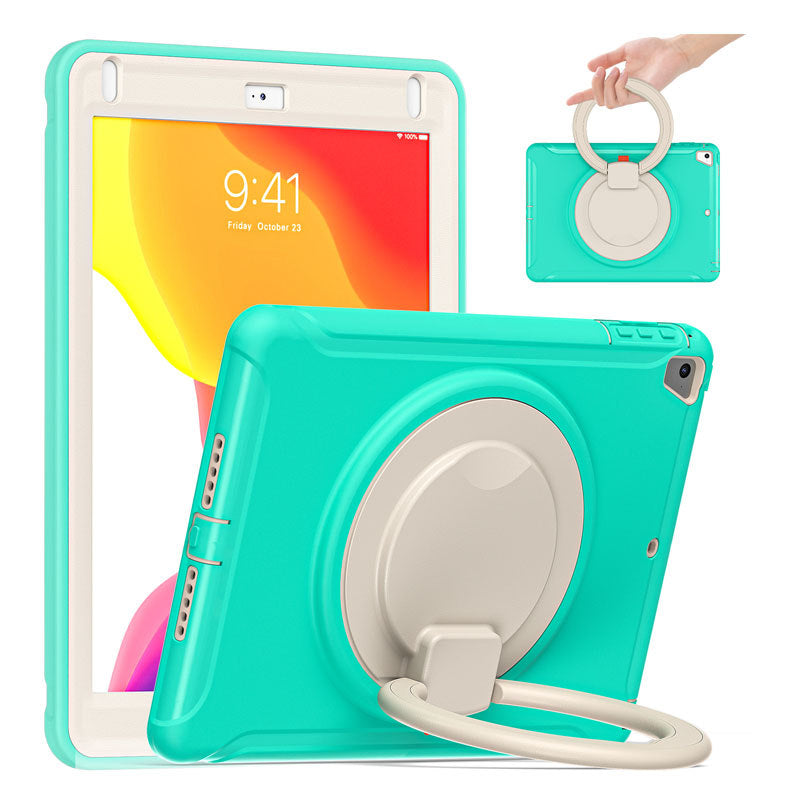 CowKing iPad Case With Handle Grip For iPad 9.7 2018/2017/Pro9.7/Air2/Air1-Mint Green