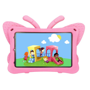 iPad Case For iPad Mini 6 Cartoon 3D Butterfly EVA Proof Shockproof Case with Bracket-PInk