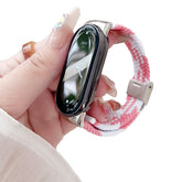 Sports Strap with Adjustable Buckle Solo Loop Elastic Watchband for Mi8-20