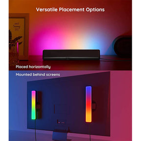 Smart Atmosphere Light  Bars with 10 Scene Modes and 4 Music Modes for Entertainment TV