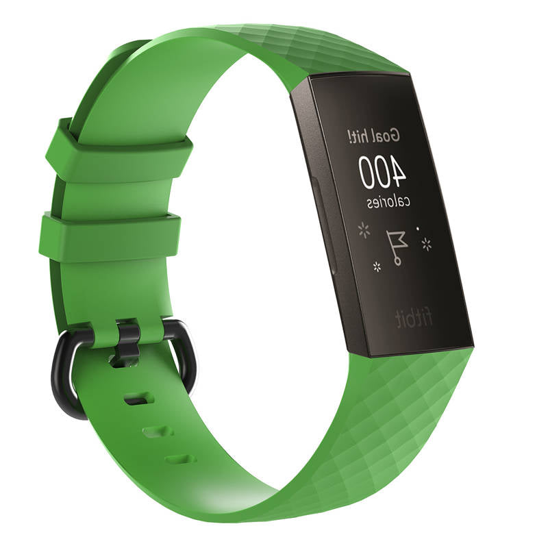 Watch Band For Fitbit Charge 3 Smart Watch Replacement Accessories-Green