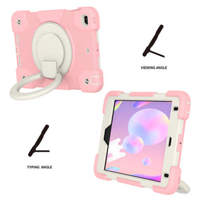 iPad Case For iPad Mini 4/5 with 360¡ãSwivel Stand-Cherry Blossom Powder