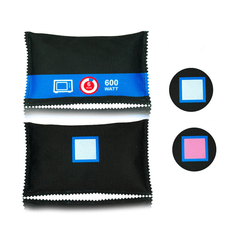 Pack of 2 Automobile Dehumidification Bags Reusable Used in Cars Trucks-Black