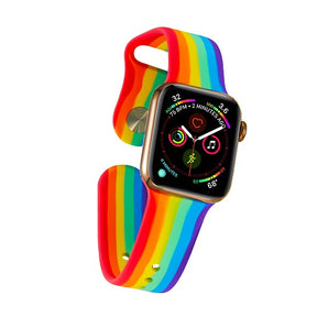 Rainbow Sport Watch Band For Apple iWatch Series