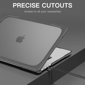 Anti Fall Case Breathable Compatible with Macbook Air 15 2023 A2941-Grey