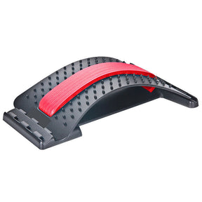 Lumbar Massager for Intervertebral Disc Sciatica Back Stretching Equipment-Red