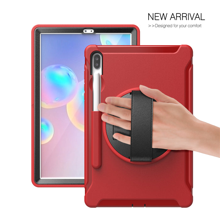 Spider Man 3-Layer Heavy Duty Case For Samsung Tab S6 10.5inch T860/T865/T867 2019-Red