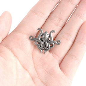 Animal Octopus Suit Brooch Collar Badge