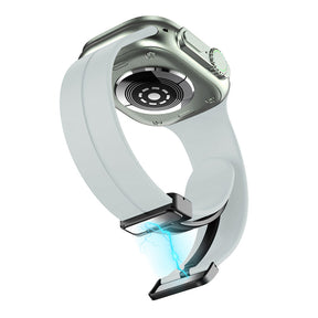 Magnetic Sports Band with Quick Release Soft Silicone for Apple Watch-9